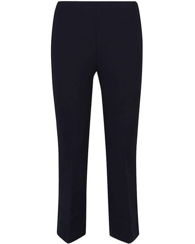 Liviana Conti Flared Cropped Pants - Blue