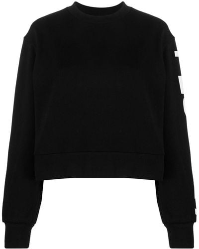 Peuterey Logo Cotton Sweatshirt - Black