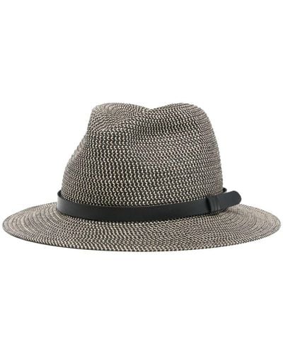 Emporio Armani Fedora Hat - Grey