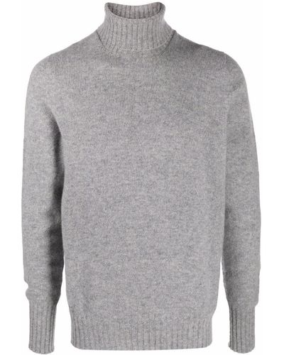 Drumohr Roll-neck Sweater - Gray