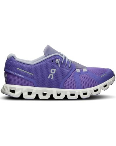 On Shoes Cloud 5 Mesh Trainers - Purple