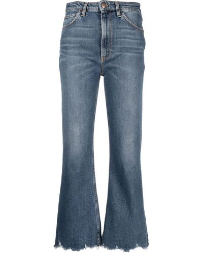 3x1 High-waisted Slim-cut Jeans - Blue