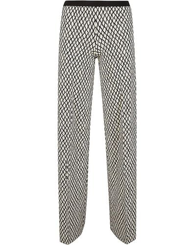 Siyu Printed Pants - Grey