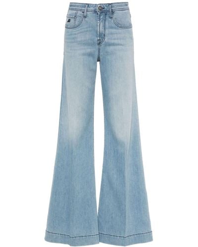 Jacob Cohen Jackie High-rise Wide-leg Jeans - Blue