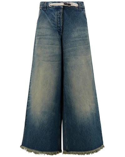 Moncler Genius Jeans In Denim - Blu