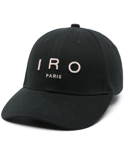 IRO Greb Embroidered Cotton Cap - Black