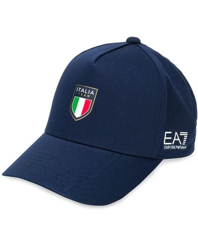 EA7 Hats Blue