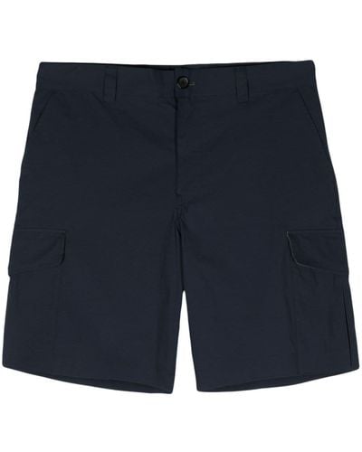 PS by Paul Smith Mid-rise Cargo Shorts - Blue
