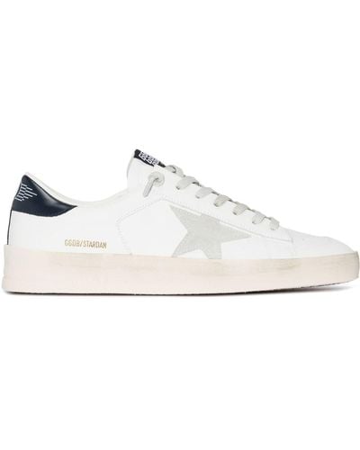 Golden Goose Men's Stardan Low-top Leather Trainers - White