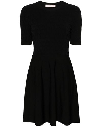 Valentino Toile Iconographe Mini Dress - Black