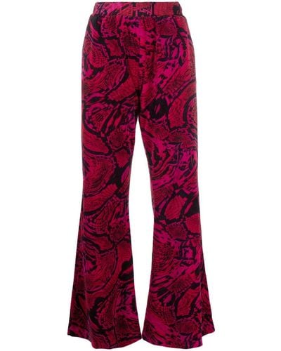 Aries Pantalone tuta in cotone - Rosso