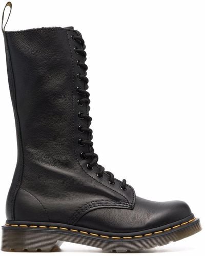 Dr. Martens Leather Ankle Boots - Black