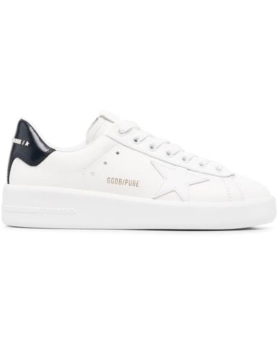 Golden Goose Pure Star Leather Trainer - White