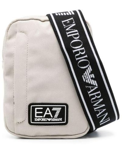 EA7 Logo Crossbody Bag - White