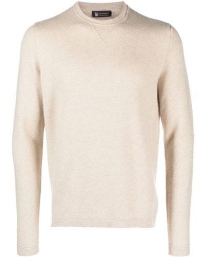 Colombo Cashmere Crewneck Sweater - Natural