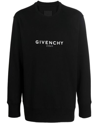 Givenchy Cotton Logo-print Sweatshirt - Black