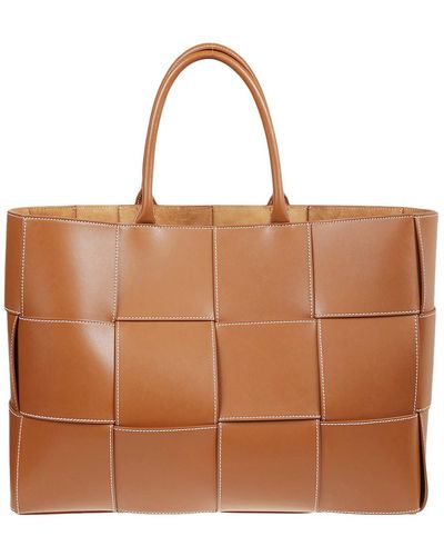 Bottega Veneta Bag With Logo - Brown
