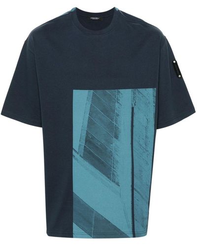A_COLD_WALL* Strand Graphic-print T-shirt - Blue