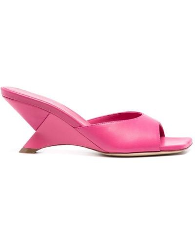 Vic Matié Sandal With Logo - Pink