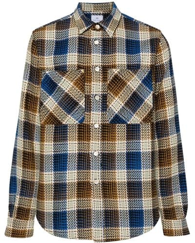 PS by Paul Smith Checked Casual Shirt - Brown
