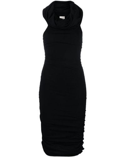 Khaite Aerica Mini Dress - Black