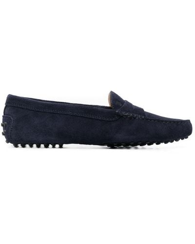 Tod's Gommini Suede Loafers - Blue