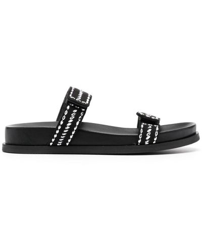 Emporio Armani Flat sandals for Women | Online Sale up to 66% off | Lyst UK