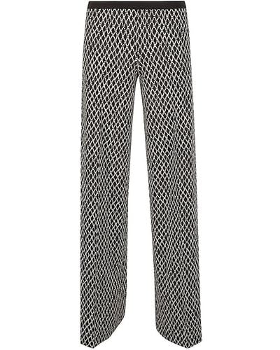 Siyu Printed Pants - Grey