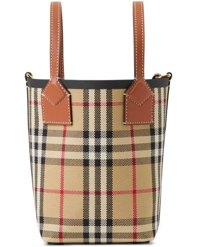 Burberry London Mini Bucket Bag - Brown