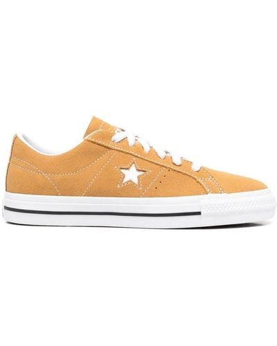 Converse Star-patch Low-top Sneakers - Yellow