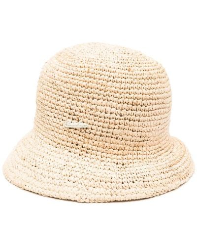 Borsalino Koko Straw Bucket Hat - Natural