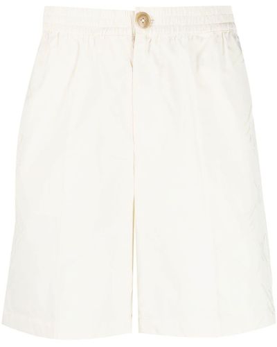Daily Paper Fitted Bermuda Shorts - White