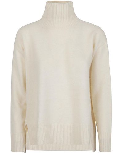 C.t. Plage Wool High-neck Sweater - White