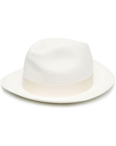 Borsalino Fine-woven Panama Hat - White