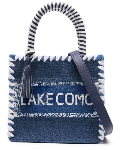 De Siena Lake Como Beads Small Tote Bag - Blue