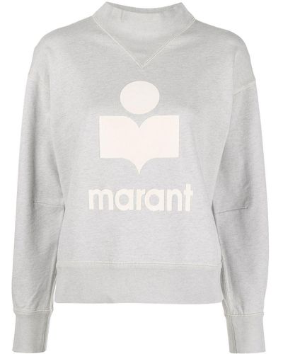 Isabel Marant Logo-print Sweatshirt - White