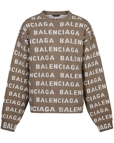 Balenciaga Sweatshirt With Logo - Multicolor