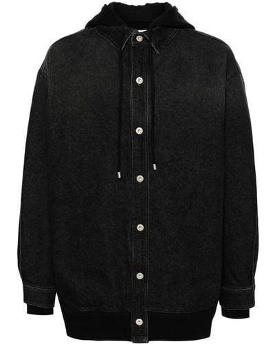 Loewe Jacket With Logo - Black