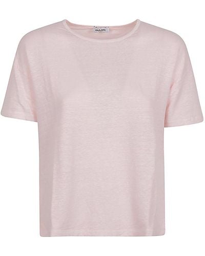 Base London Linen Jersey T-shirt - Pink