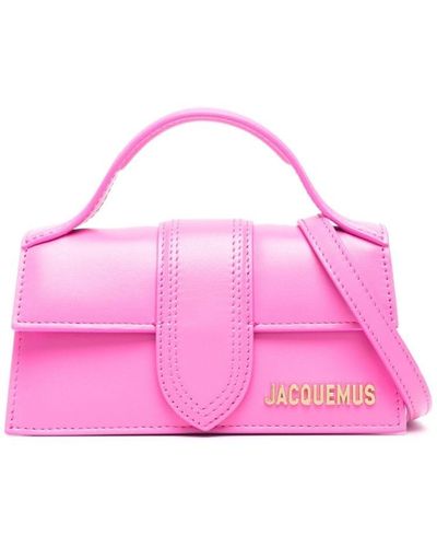 Jacquemus Le Grande Bambino Leather Top Handle Bag - Pink