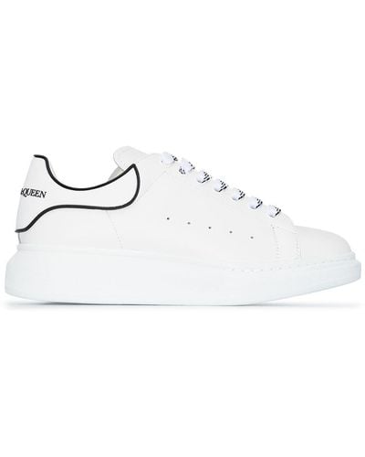 Alexander McQueen Oversize Trainers With Silicone Spoiler - White