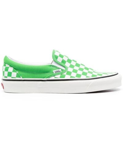 Vans Classic Slip-on 98 Dx Checked Trainers - Green