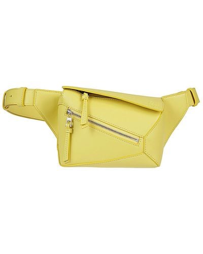 Loewe Leather Pouch - Yellow