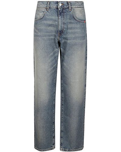 AMISH Jeans With Logo - Blue