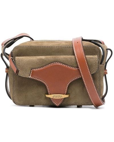 Isabel Marant Wasy Leather Crossbody Bag - Brown