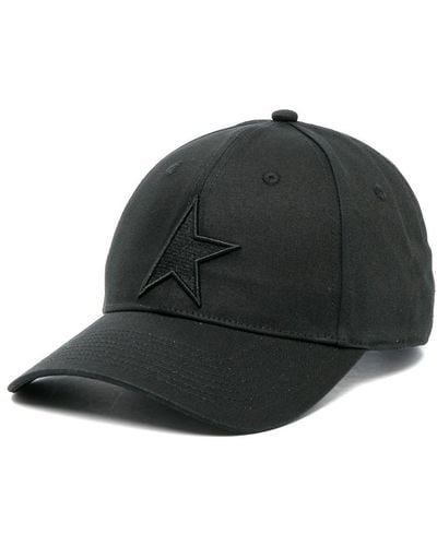 Golden Goose Logo-patch Cotton Baseball Cap - Black