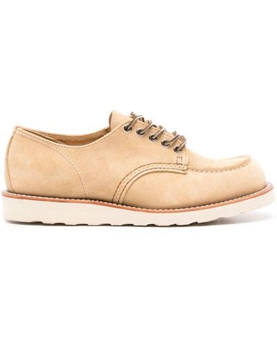 Red Wing Moc Oxford Leather Brogues - Natural