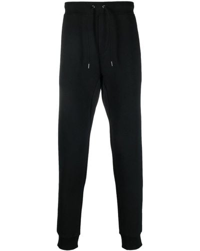 Polo Ralph Lauren Embroidered-logo Track Trousers - Black