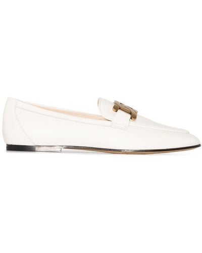 Tod's Flat Shoes White