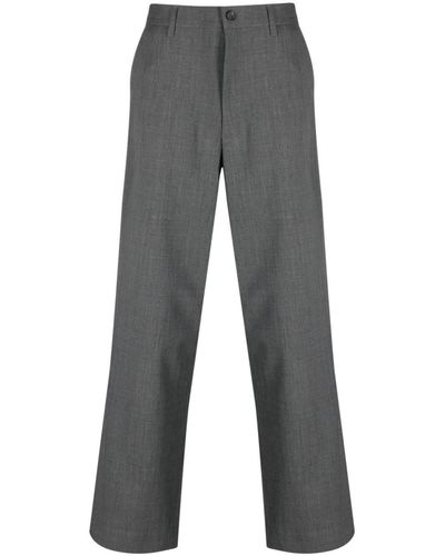 sunflower Tailored Straight-leg Trousers - Grey